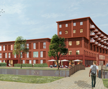 Voorzieningencluster Tuin 26 - Voorzieningen en appartementen in Vathorst