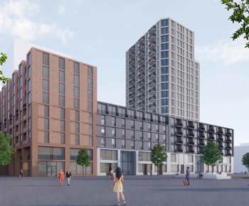 Sluisbuurt kavel 1B - Multifunctioneel bouwen in een nieuw stedelijk woongebied