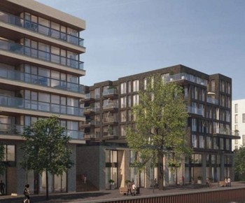 Houtsma - Een van de laatste nieuwe gebouwen in een getransformeerde wijk